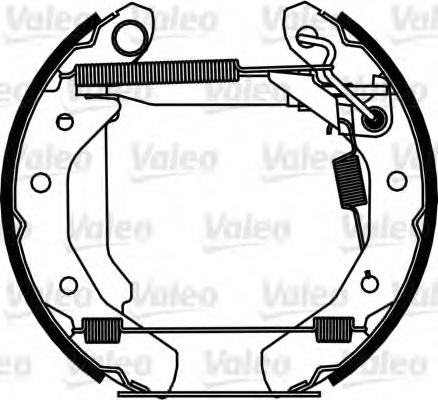 VALEO 554878 Brake Shoe Set